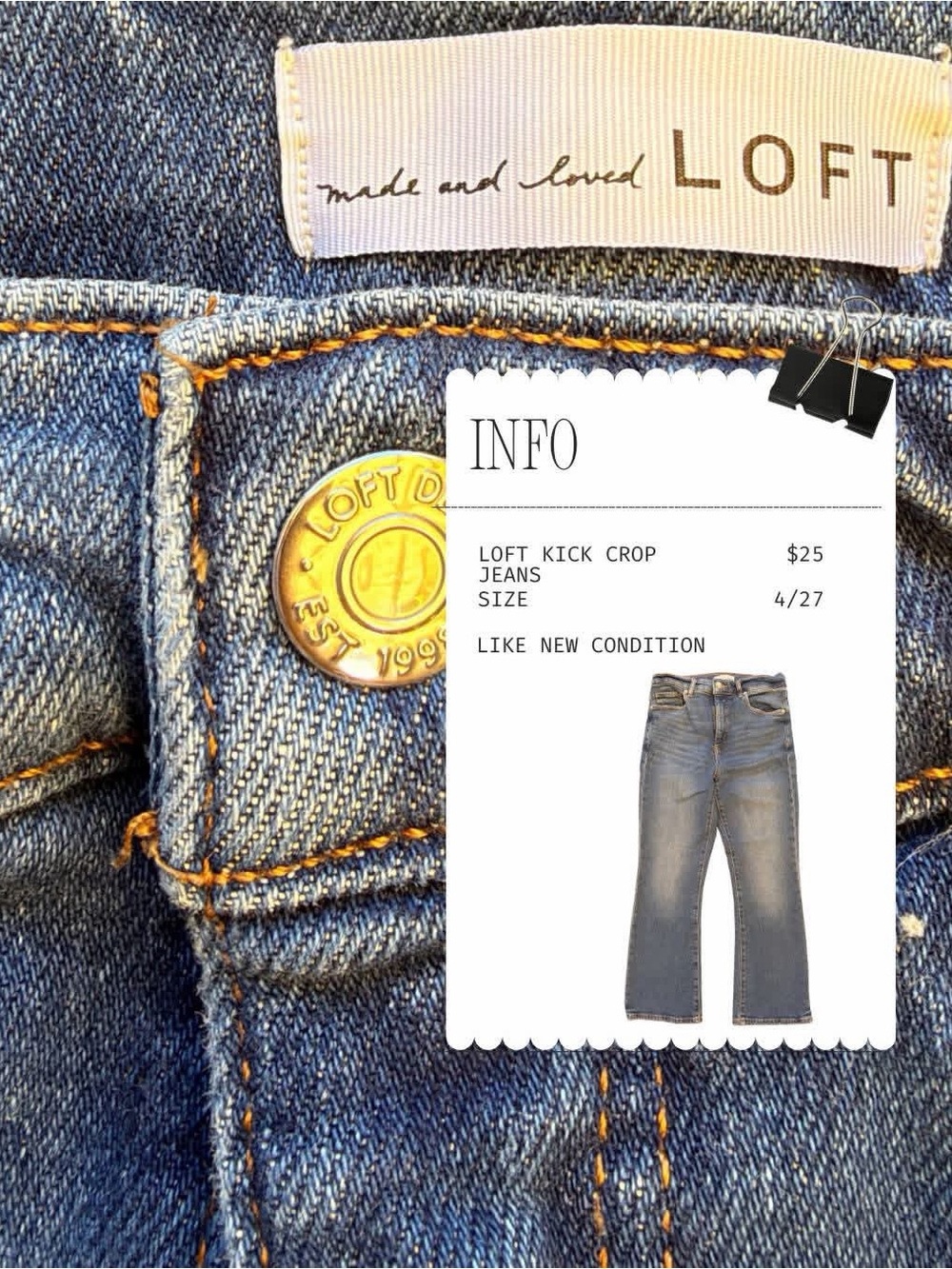 LOFT Women’s Kick Crop Bootcut Jeans in Medium Blue